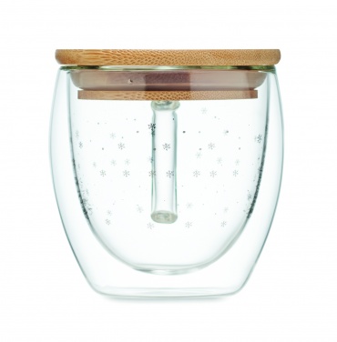 Logo trade promotional merchandise picture of: Double wall borosilicate mug